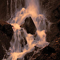 TRADITIONAL WATERFALL AT SUNSET